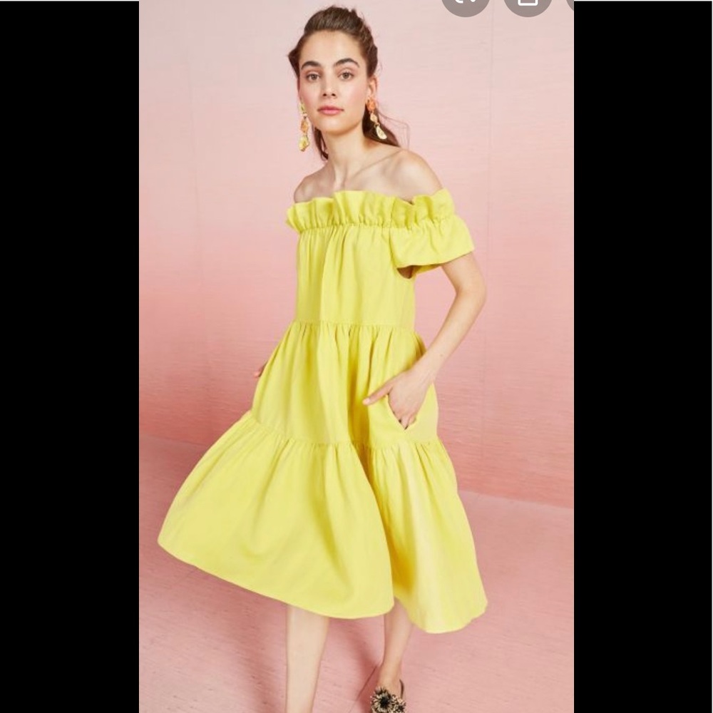 NWT Ulla Johnson Olivia Dress - Citrine